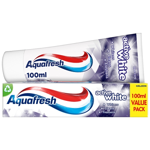 AQUAFRESH ACTIVE WHITE TOOTH PASTE 100ML
