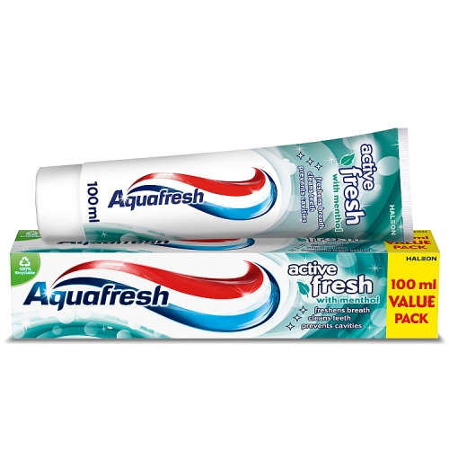 AQUAFRESH ACTIVE FRESH TOOTH PASTE 100ML