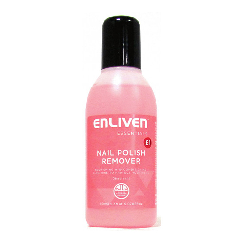 ENLIVEN NAIL POLISH REMOVER PINK PMP £1.00 150ML