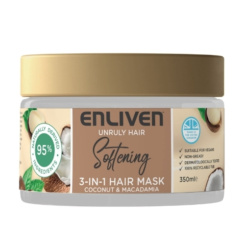 ENLIVEN FRUITS COCONUT & MACADAMIA 3 IN 1 HAIR MASK 350ML