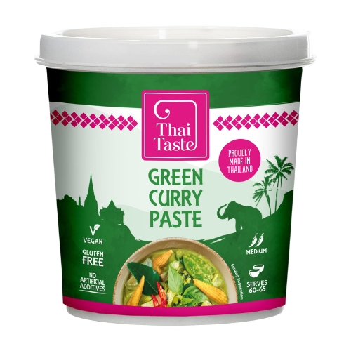 THAI TASTE GREEN CURRY PASTE (TUB) 1 KG