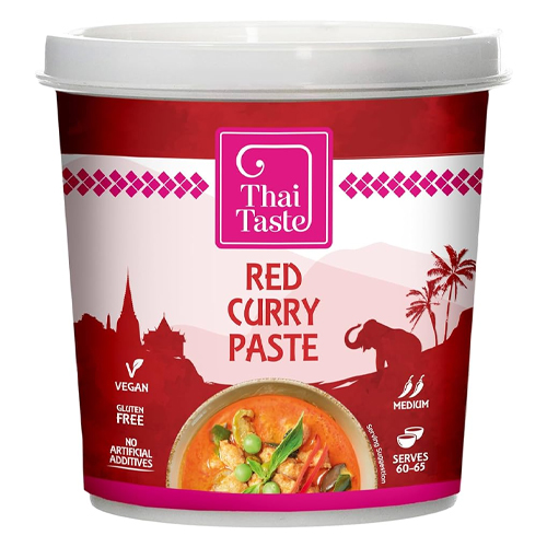 THAI TASTE RED CURRY PASTE IN CATERING TUB 1KG
