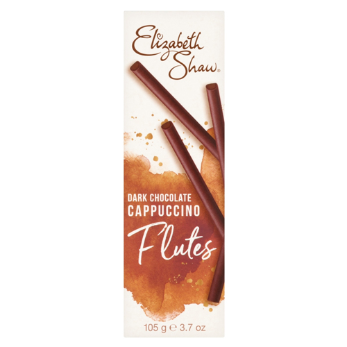 ELIZABETH SHAW DARK CHOCOLATE CAPPUCCINO FLUTES 105G