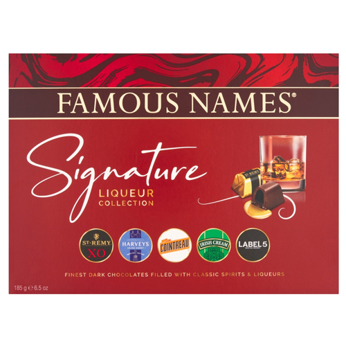 FAMOUS NAMES SIGNATURE LIQUEUR COLLECTION 185G