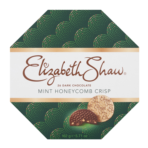 ELIZABETH SHAW DARK MINT HONEYCOMB CRISP 162G
