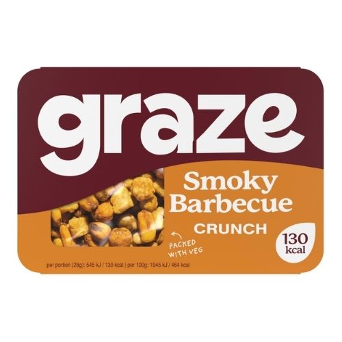 GRAZE SMOKY BBQ CRUNCH PUNNET 28G