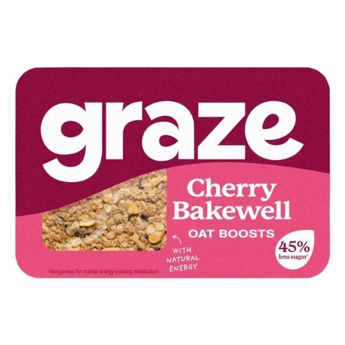 GRAZE CHERRY BAKEWELL FLAPJACK 50G