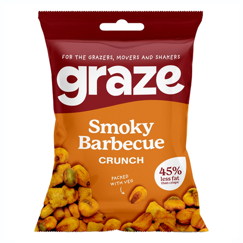 GRAZE SMOKY BBQ CRUNCH 35G