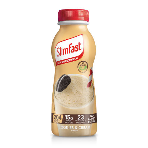 SLIMFAST COOKIES & CREAM FLAVOUR SHAKE 325ML