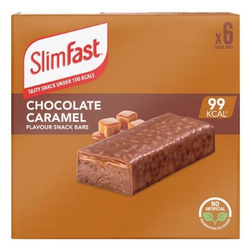 SLIMFAST SNACKS CARAMEL SNACK BAR 6PK 26G