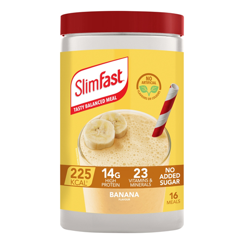 SLIMFAST BANANA POWDER TUB 584G