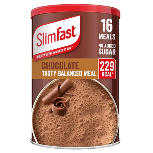 SLIMFAST CHOCOLATE POWDER TUB 600G