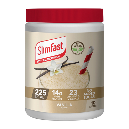 SLIMFAST VANILLA POWDER TUB 365G