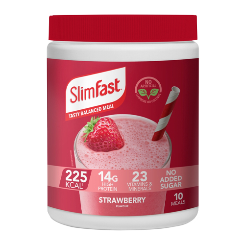SLIMFAST STRAWBERRY POWDER TUB365G