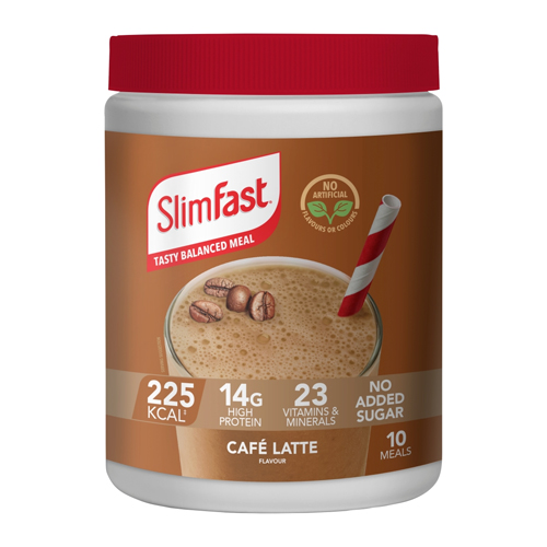 SLIMFAST CAFE LATTE POWDER TUB 365G