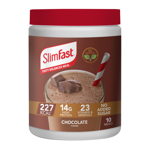SLIMFAST CHOCOLATE POWDER TUB 375G