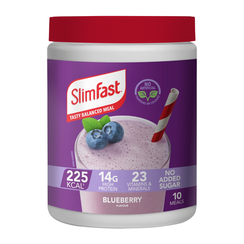 SLIMFAST BLUEBERRY POWDER TUB 365G