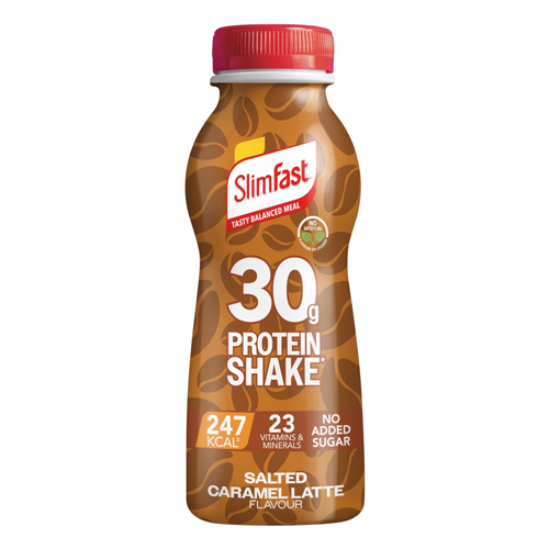 SLIMFAST SALTED CARAMEL LATTE PROTEIN SHAKE 325ML