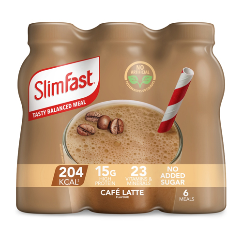 SLIMFAST MULTIPACK CAFE LATTE MILKSHAKE 3PK 25ML