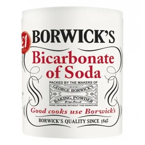 BORWICK'S BICARBONATE OF SODA PMP £1.00  100G