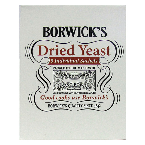 BORWICK'S DRIED YEAST 5X6G