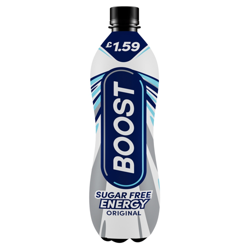 BOOST ENERGY SUGAR FREE PMP £1.59 1L