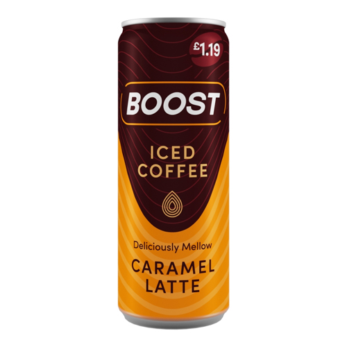 BOOST COFFEE CARAMEL LATTE PMP £1.19 250ML