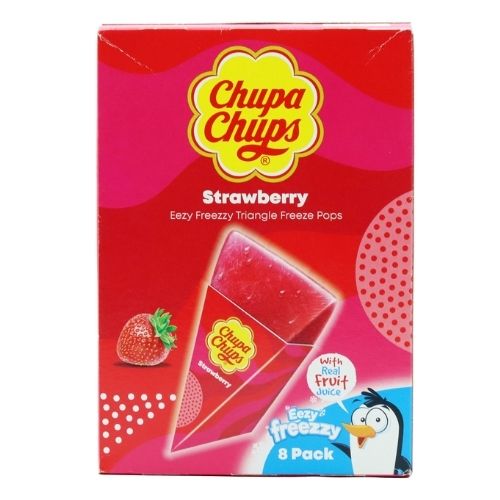 CHUPA CHUPS STRAWBERRY TRIANGLES 8X62ML
