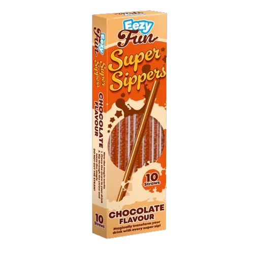 EEZY FUN SUPER SIPPERS CHOCOLATE 60G