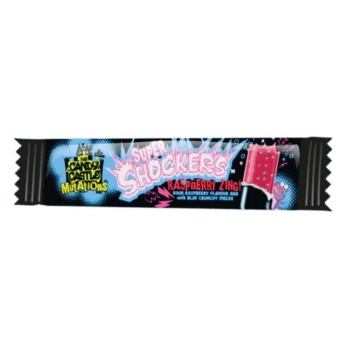 CANDY CASTLE CREW WEIRDS PINK RASPBERRY BLUE RASPBERRY WEIRDS SHOCKER BAR 22G