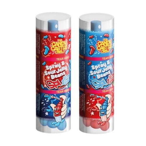 CANDY CASTLE CREW SPRAY & JELLY BEANS PMP £1.25 37G