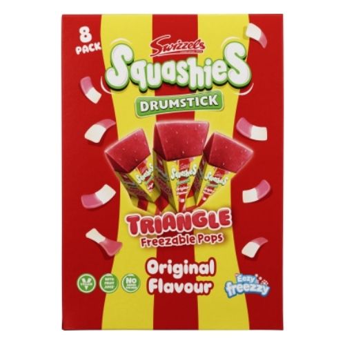 SWIZZELS SQUASHIES TRIANGLES 8PK 496ML