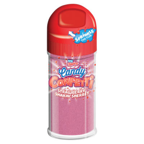 EEZY TOPPING STRAWBERRY SHERBET TOPPING CANDY CONFETTI 50G