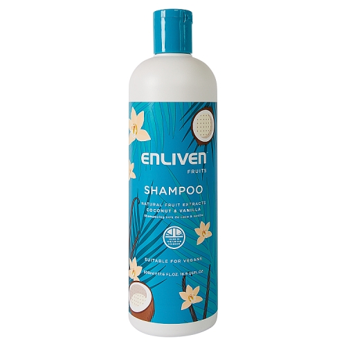 ENLIVEN NATURALS SHAMPOO COCONUT VANILLA 500ML