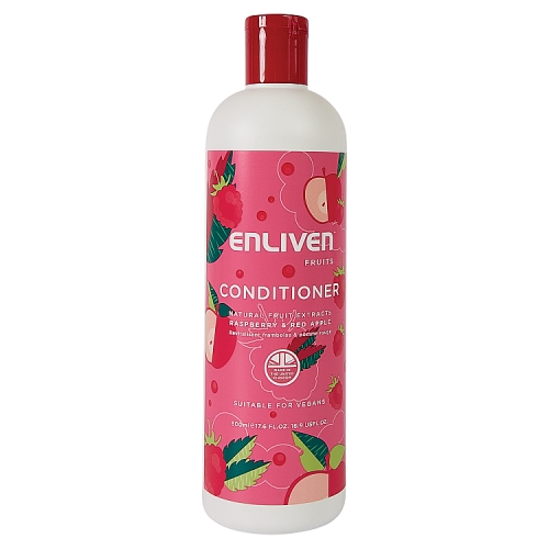 ENLIVEN NATURALS CONDITIONER RASPBERRY & RED APPLE 500ML