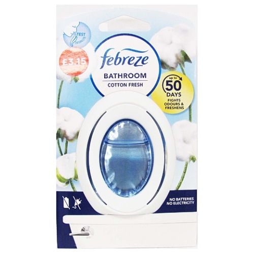 FEBREZE BATHROOM AIR FRESHENER PMP £3.15 8PK