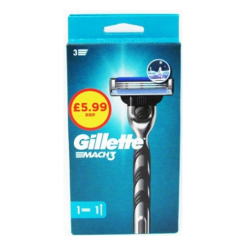 GILLETTE MACH3 RAZOR PMP £5.99 3S