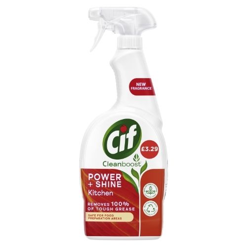 CIF POWER & SHINE KITCHEN SPRAY PMP £3.29 700ML