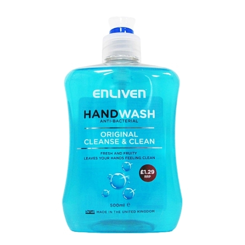 ENLIVEN ORIGINAL HAND WASH PMP £1.29 500ML