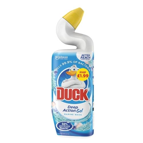 DUCK TOILET DEEP ACTION GEL MARINE PMP £1.99 750ML