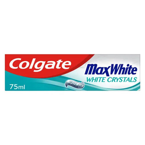 COLGATE TOOTHPASTE MAX WHITE CRYSTALS PMP £2.50 75ML