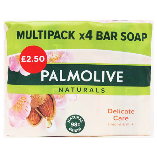 PALMOLIVE ALMOND BAR SOAP PMP £2.50 90G