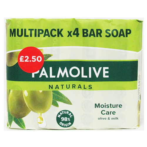 PALMOLIVE MOISTURE CARE BAR SOAP PMP £2.50 90G