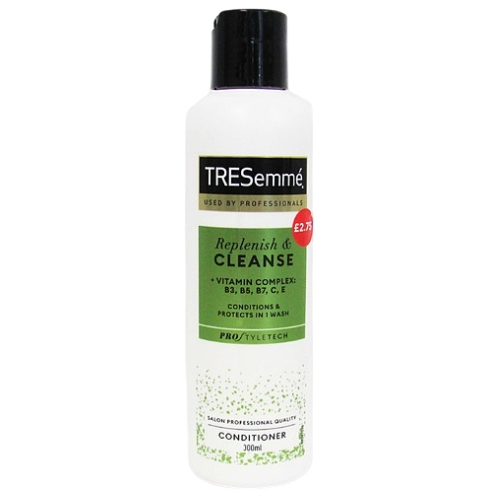 TRESEMME CLEANSE & RELPLENISH CONDITIONER PMP £2.75 300ML