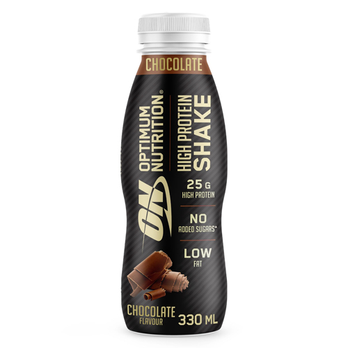 OPTIMUM NUTRITION HIGH PROTEIN SHAKE CHOCOLATE PMP £2.99 330ML