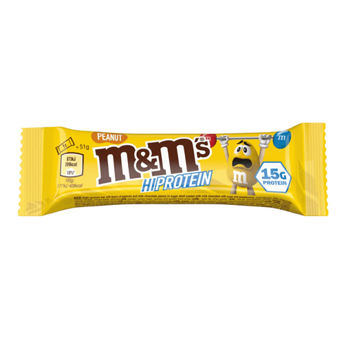 M&M'S HIPROTEIN PEANUT BAR 51G