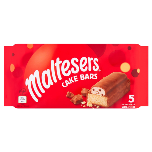 MALTESERS CAKE BARS 5PK 131G