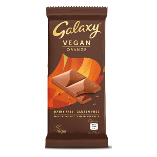 GALAXY VEGAN DAIRY FREE ORANGE 100G