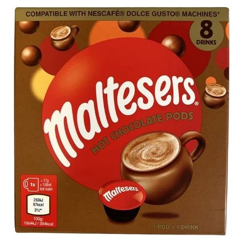 MALTESERS HOT CHOCOLATE PODS 15G