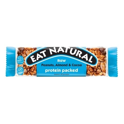 EAT NATURAL RAW PROTEIN PACKED PEANUTS, ALMOND & COCOA 12PK 45G